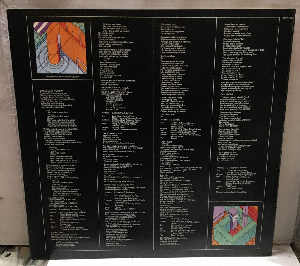 10CC Bloody Tourists UK Import Record 9102503