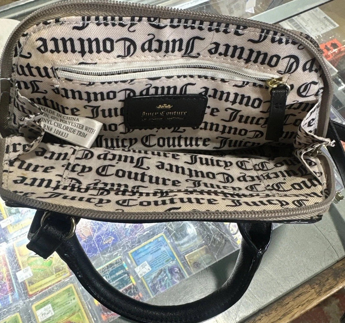 Juicy Couture Vintage Couture Bowler Bag In Beige Diamond New With NO Tag