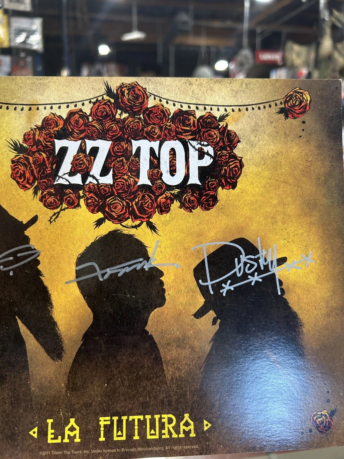 ZZ Top : La Futura Promo Poster Signed