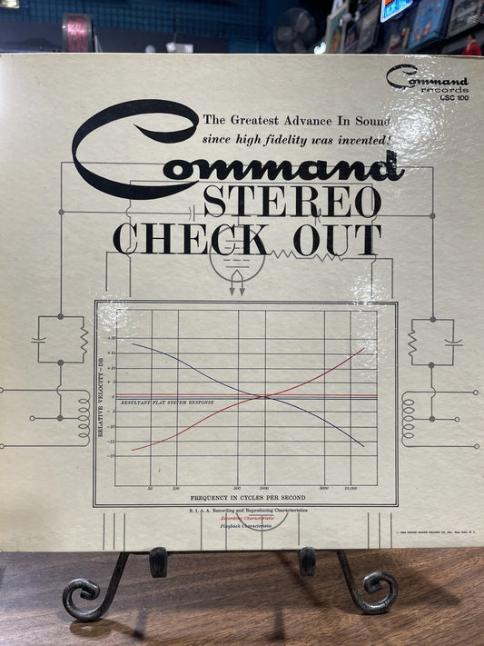 Command Records CSC 100 Vintage Stereo Checkout Album Gatefold Sleeve Insert