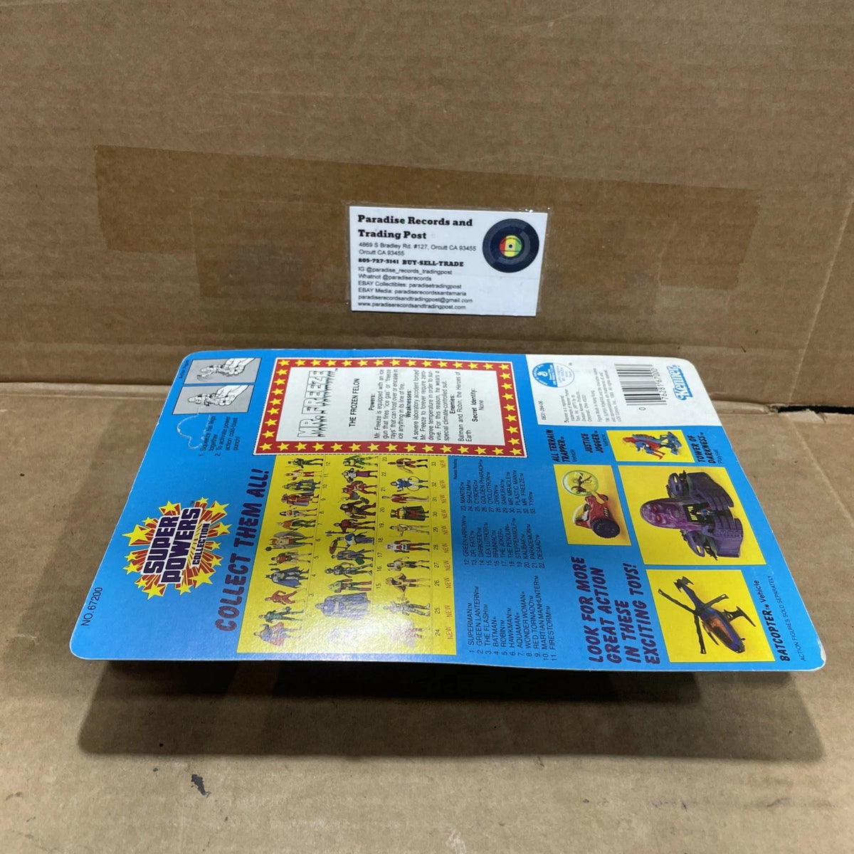 DC Super Powers Collection Mr. Freeze Action Figure 1985 Kenner 67200 Unpunched
