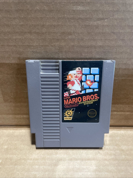 Super Mario Bros 3 Screw Nintendo Game Cartridge NES Cleaned & Tested Authentic