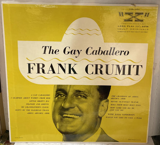 Frank Crumit The Gay Caballero Record LVA-1005