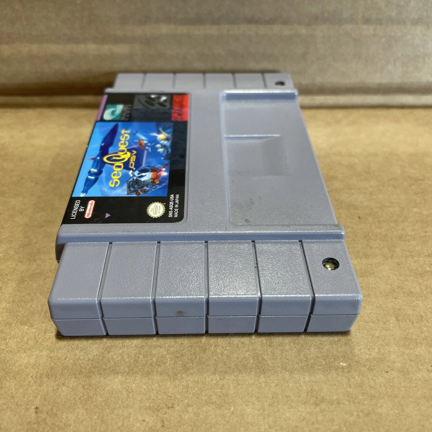 SeaQuest DSV (Super Nintendo SNES) Cartridge Clean Tested Authentic