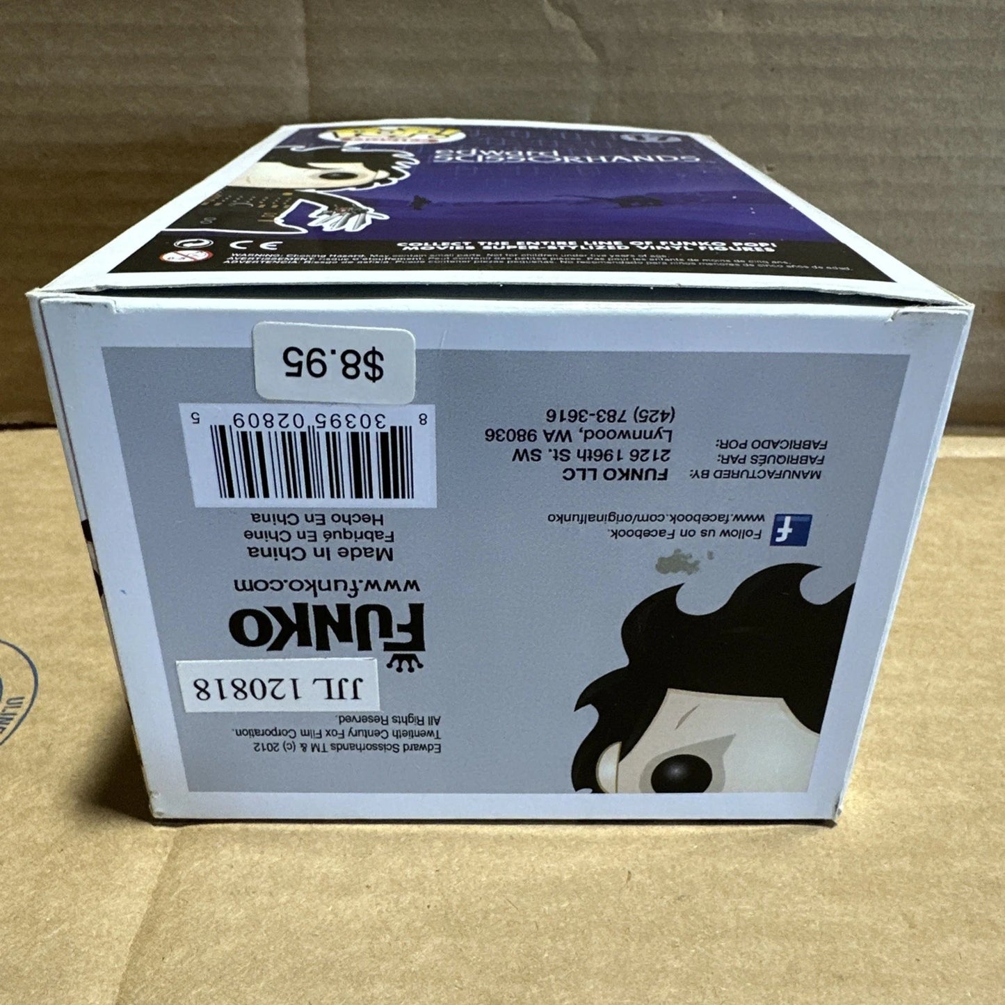 Funko Pop! Vinyl: Edward Scissorhands #17 Vaulted, New In Box.