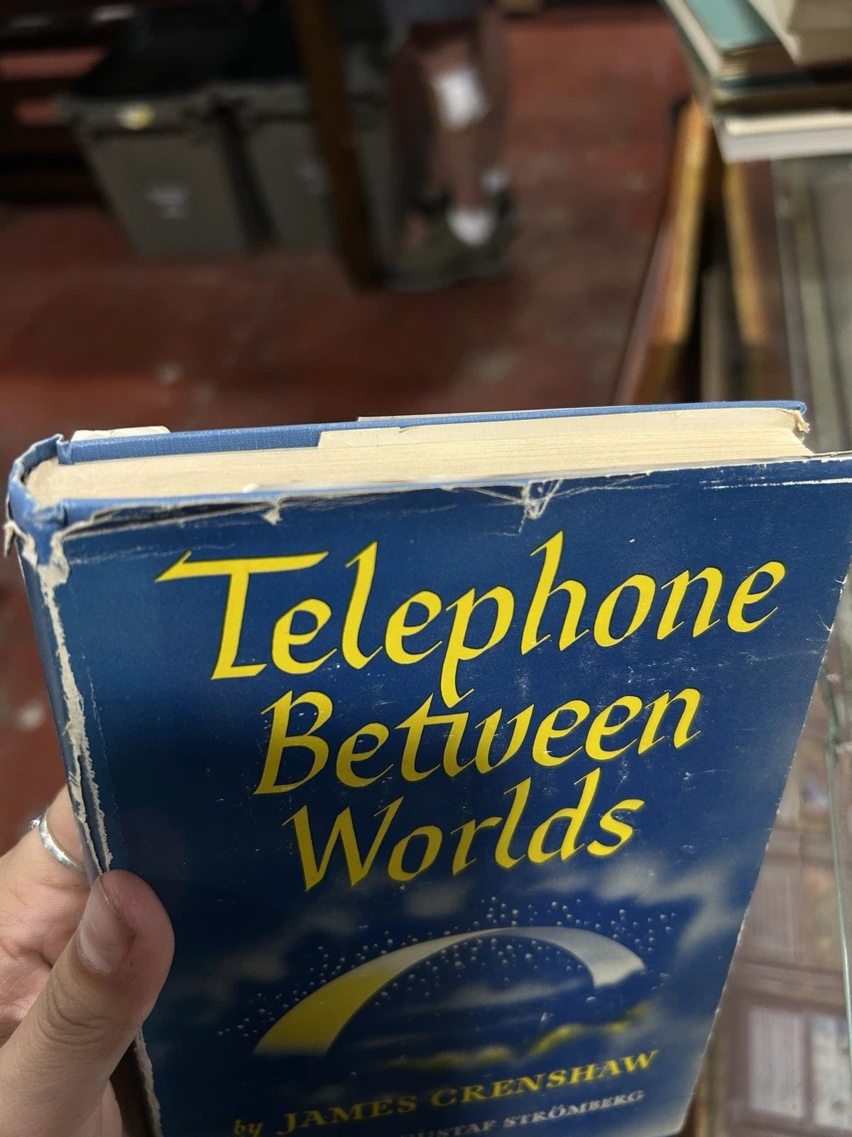 Telephone Between Worlds by James Crenshaw (Hardcover DJ) 1950 Spirits Occult