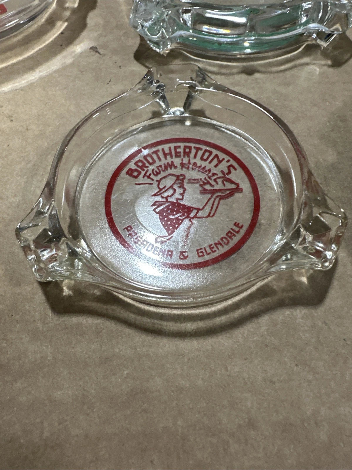 Vintage Glass Ashtray Lot 13 California Nevada Lot