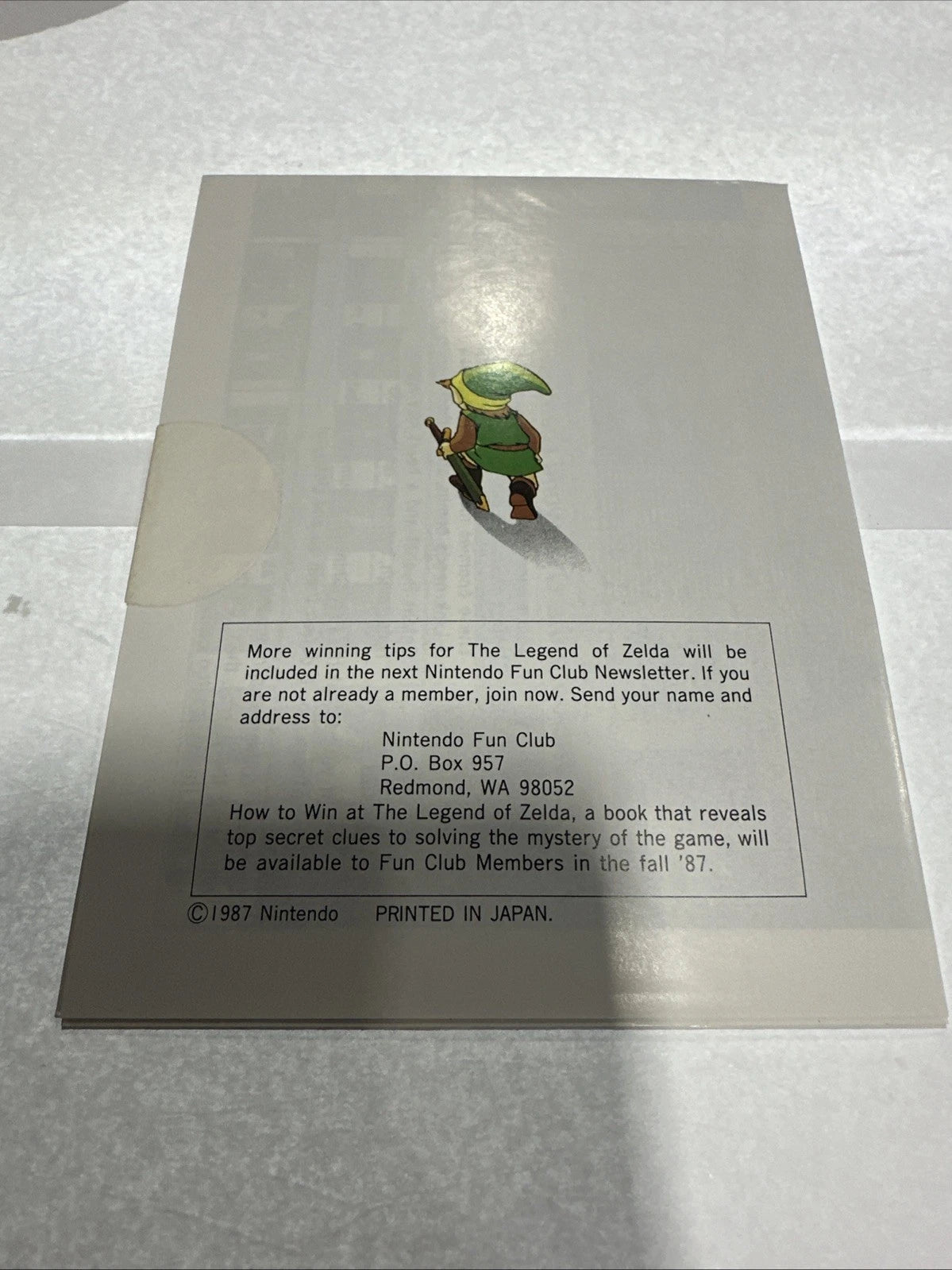 The Legend of Zelda New Nintendo NES Factory Gold Label 1987 SEALED MAP