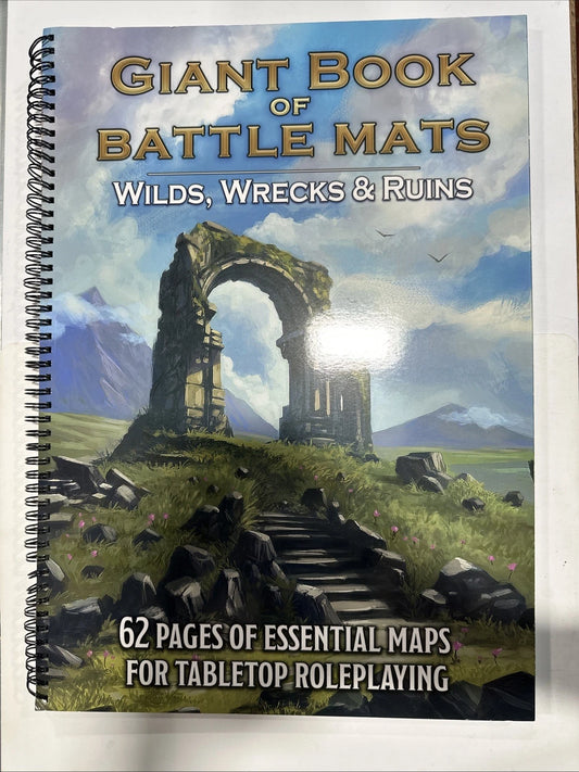 Loke Battle Mats: Giant Book Mats: Wilds & Ruins