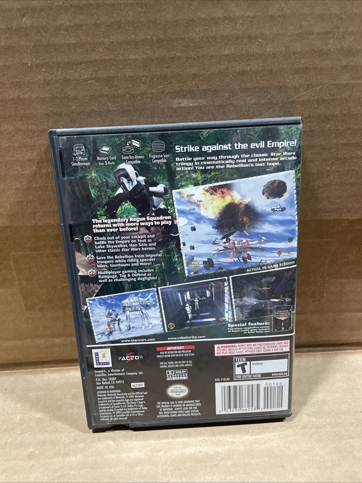 Star Wars: Rebel Strike - Rogue Squadron 3 (GameCube Nintendo CIB)