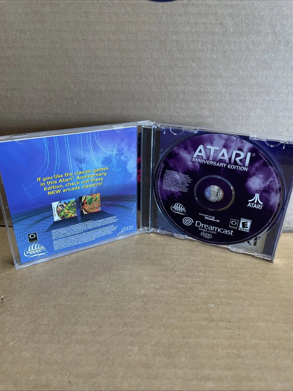 Atari Anniversary Edition Sega Dreamcast Complete Infogrames 2001 Tested Working