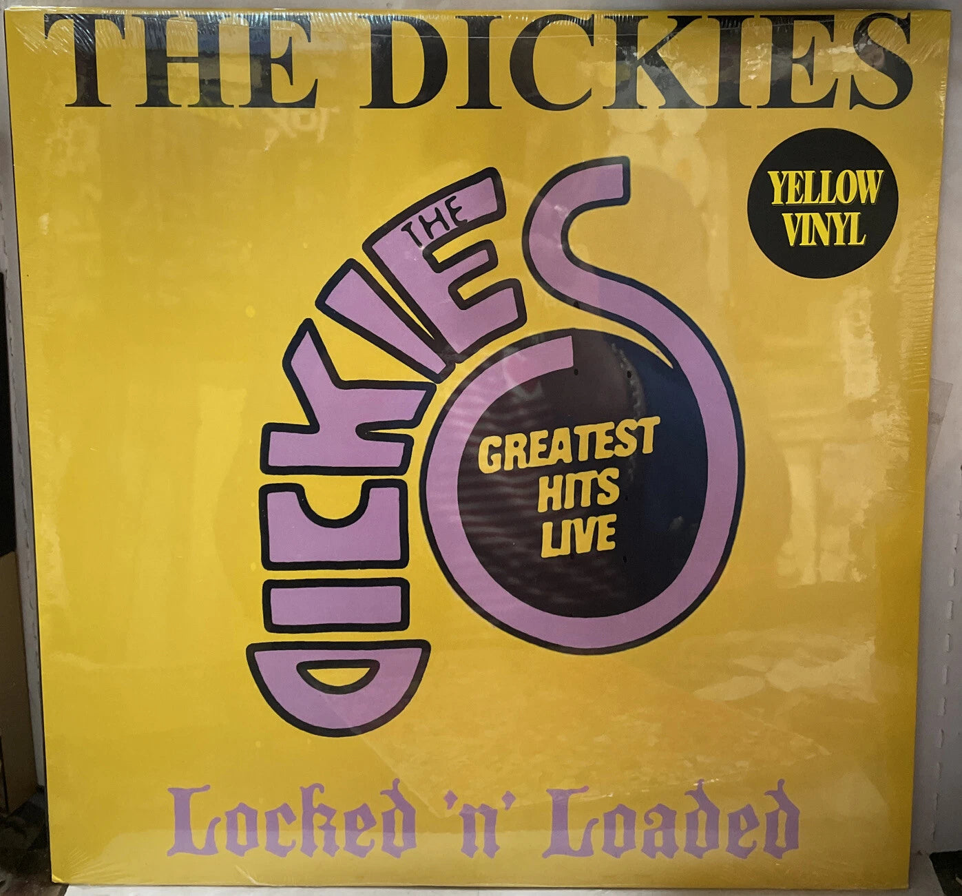 The Dickies Locked ‘N’ Loaded Limited Edition Sealed Record TAANG! #56 Yellow
