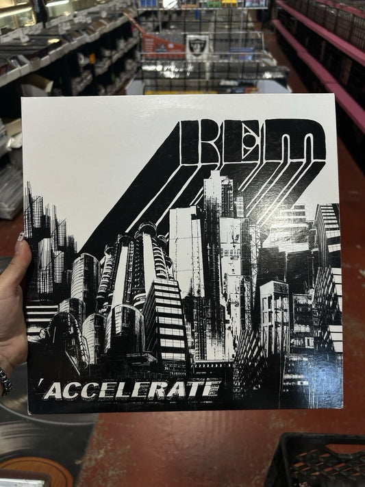 R.E.M. ACCELERATE REM 2x LP GATEFOLD EDITION 45RPM VINYL US 1st PRESS !! + CD