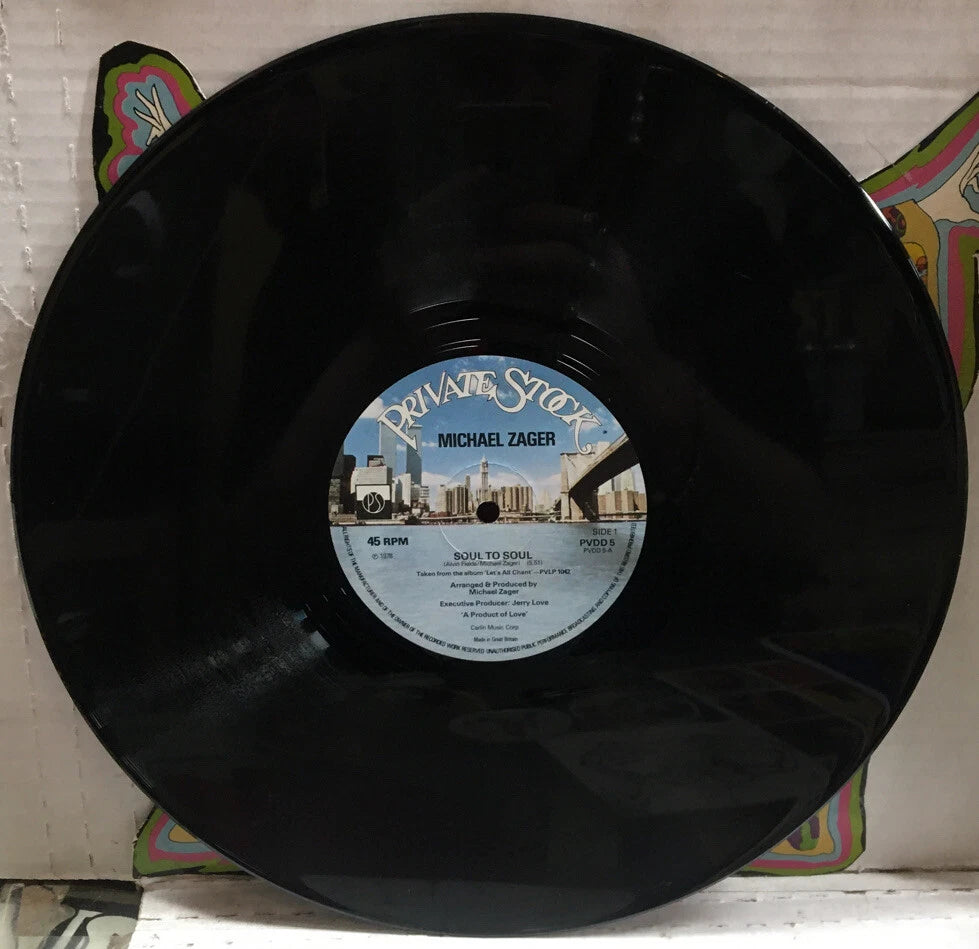 Michael Zager Soul To Soul/Music Fever 12” UK Import Record PVDD5