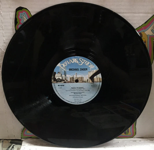 Michael Zager Soul To Soul/Music Fever 12” UK Import Record PVDD5