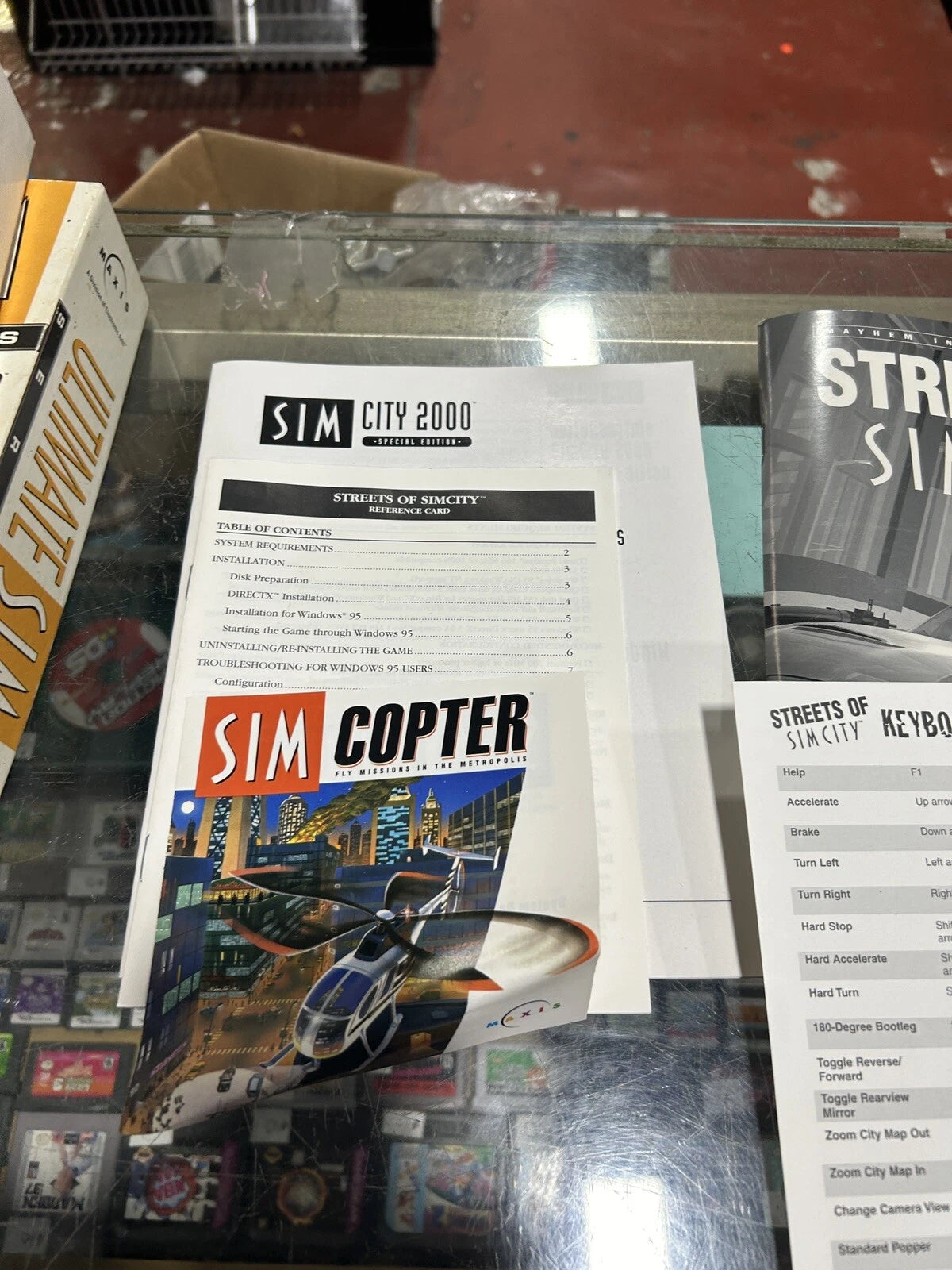 Ultimate Sim Series Maxis Box Set PC Game Sim City, Streets Of, Copter~Pre-owned