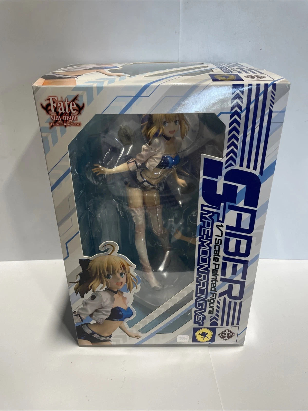 TYPE-MOON RACING Ver. Saber 1/7 Scale PVC Figure Fate Stay Night PLUSONE