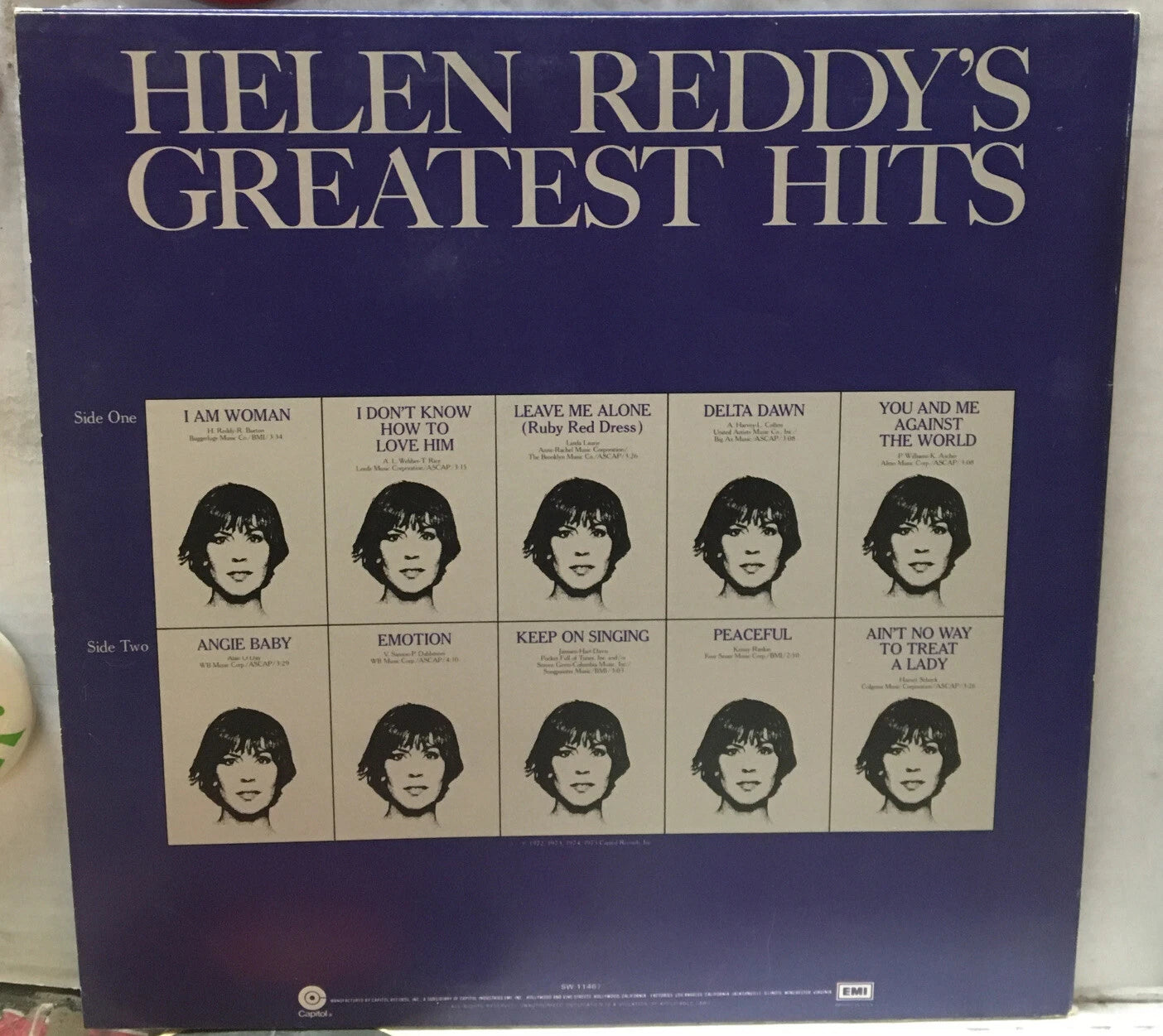 Helen Reddy’s Greatest Hits Record