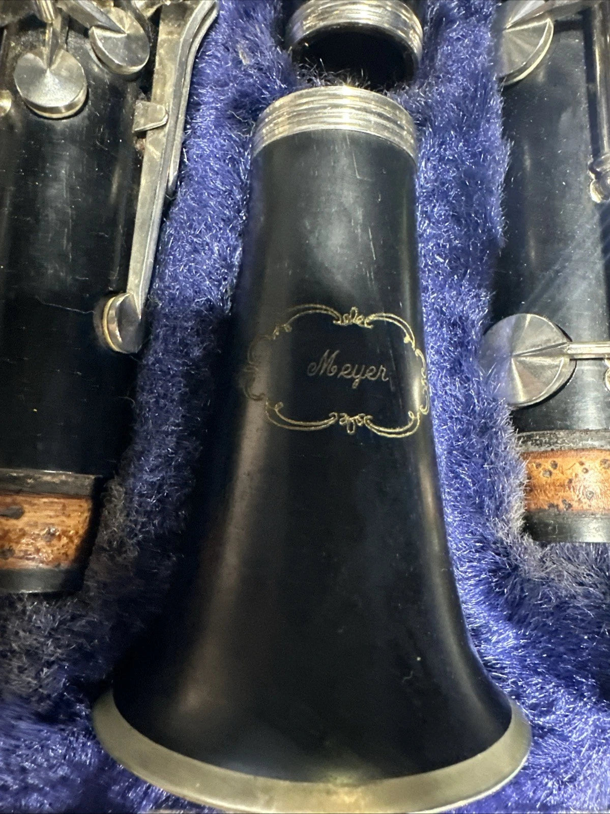 Vintage Meyer Wooden Bb Clarinet with Case