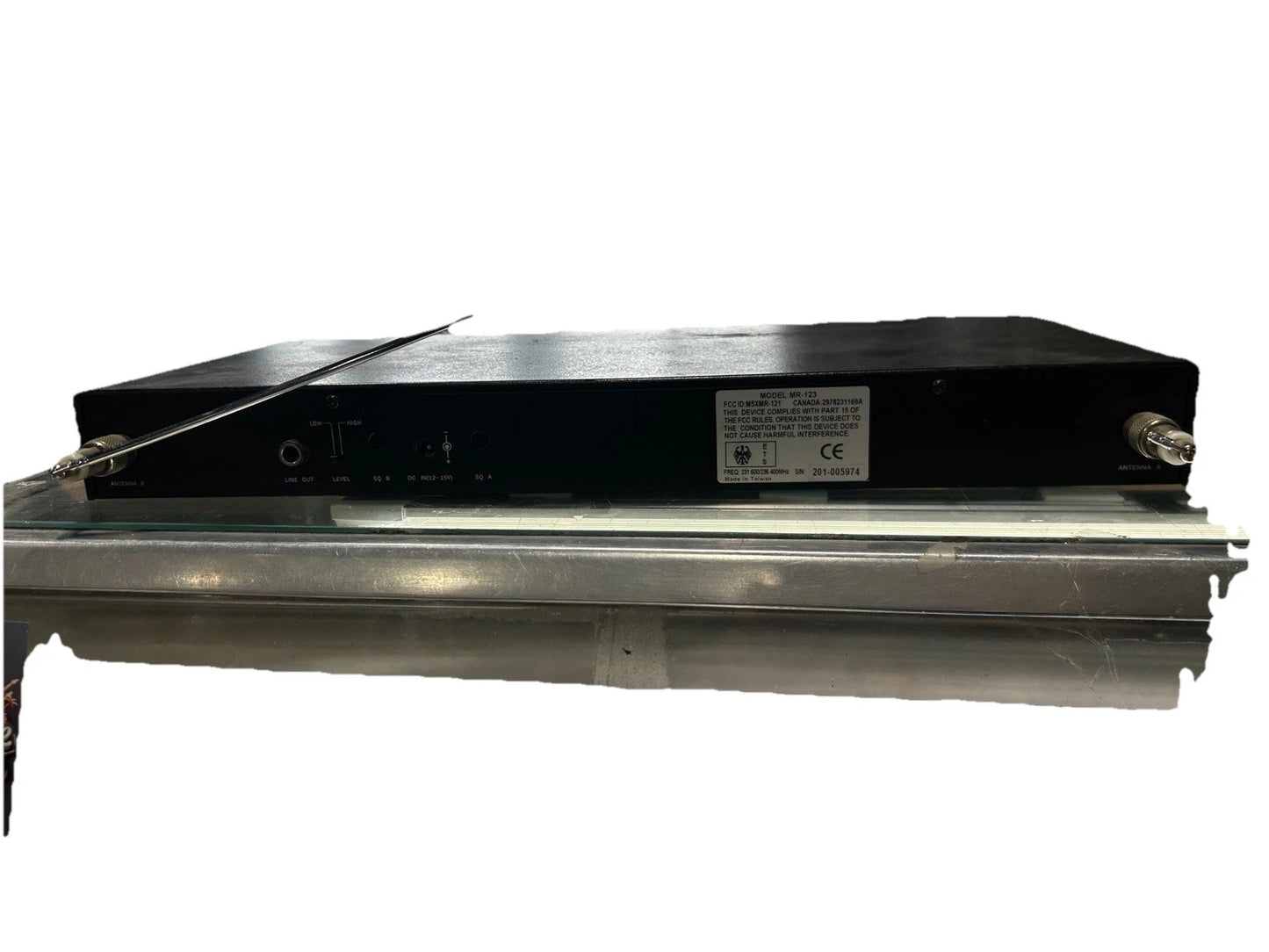 MIPRO MR-123 DUAL CHANNEL DIVERSITY RECEVER (231.600/236.400mhz)