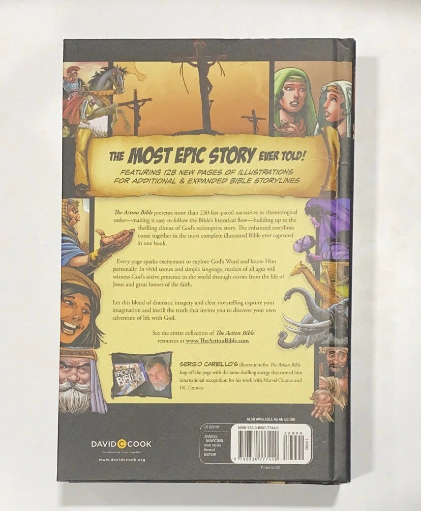 The Action Bible: God's Redemptive Story (Action Bible Series) - VERY GOOD