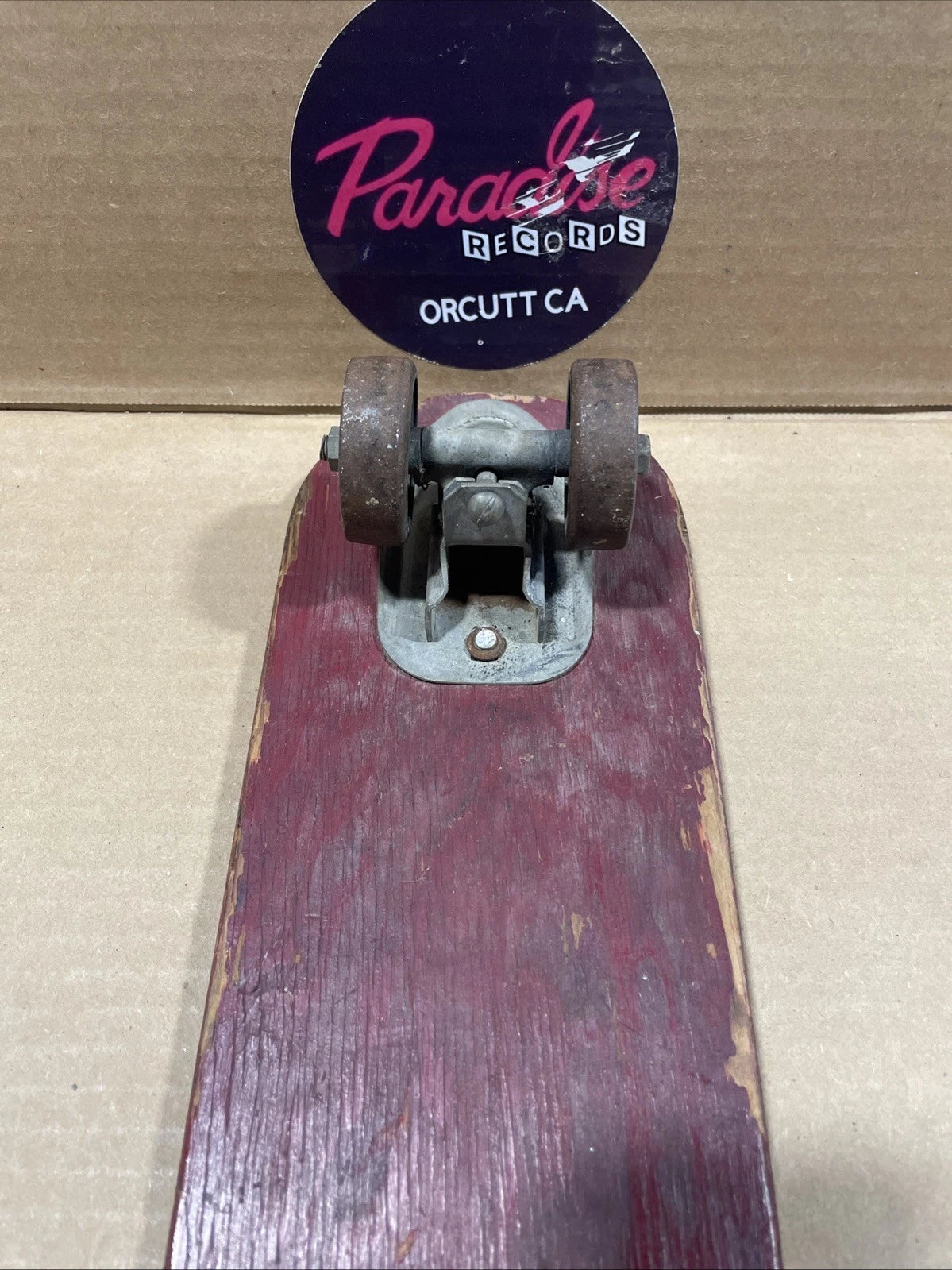 Vintage Official Skee-Skate By Tresco Wood Skateboard