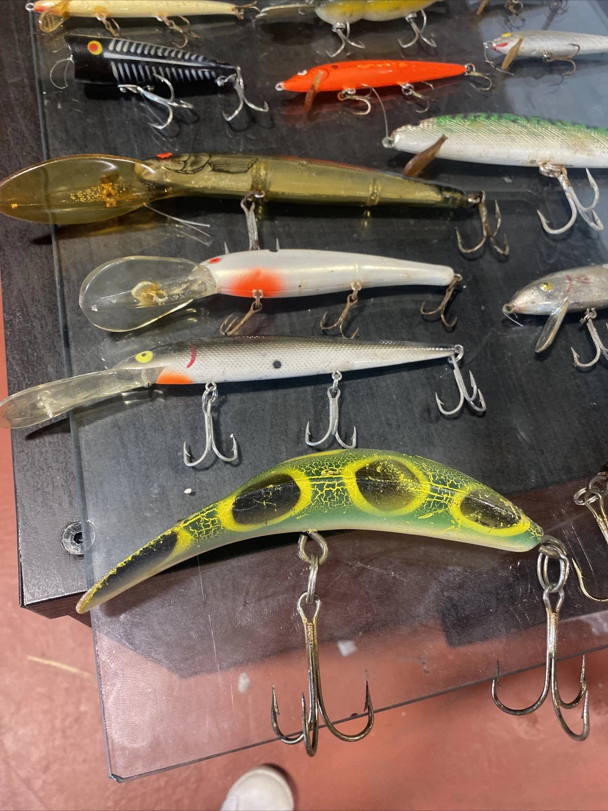 Vintage Fishing Lures (45) MANNS RAPALA REBEL HELFIN BAGLEY