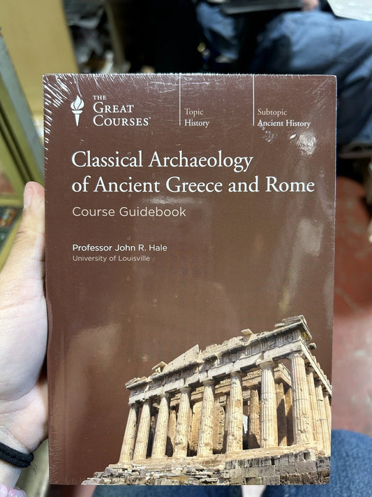 THE GREAT COURSES - ARCHAEOLOGY ANCIENT GREECE & ROME - 6 DVD SET & BOOK - NEW