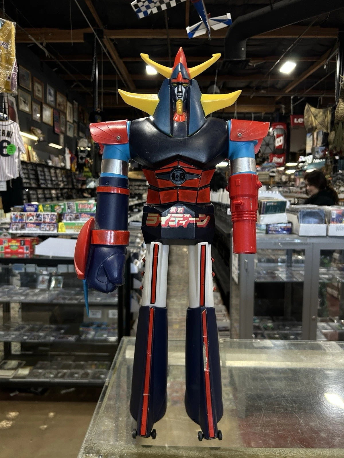 Vintage Mattel Shogun Warriors RAYDEEN Jumbo Machinder 24" Action Figure Robot