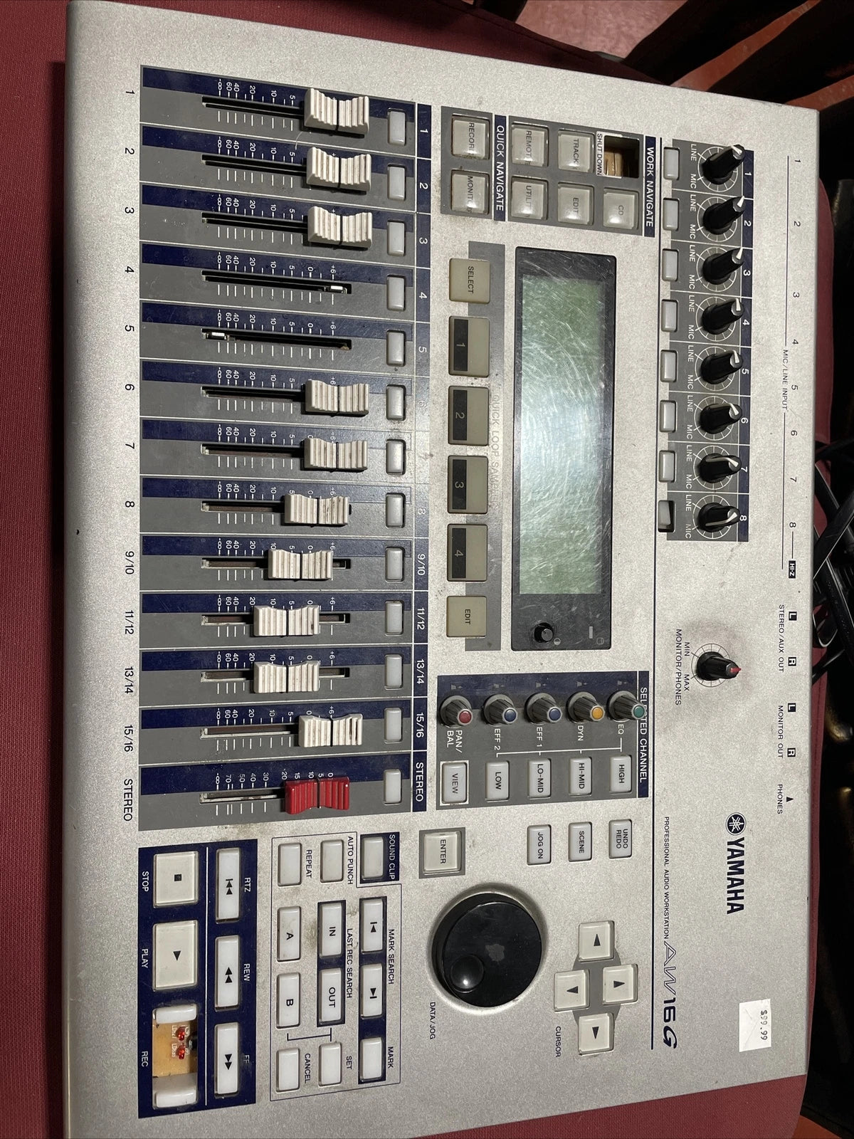 Yamaha AW16G 16-Track Digital Audio Workstation PARTS ONLY