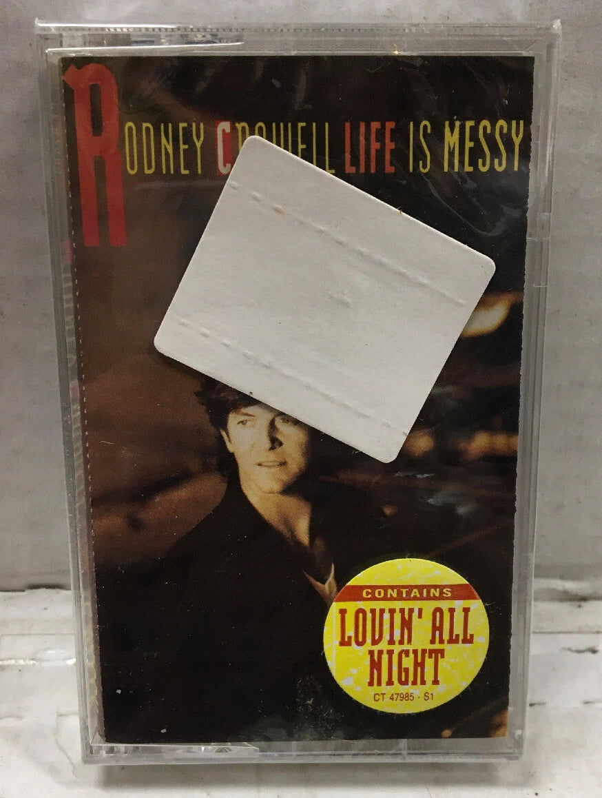 Rodney Crowell Life Is Messy Sealed Cassette