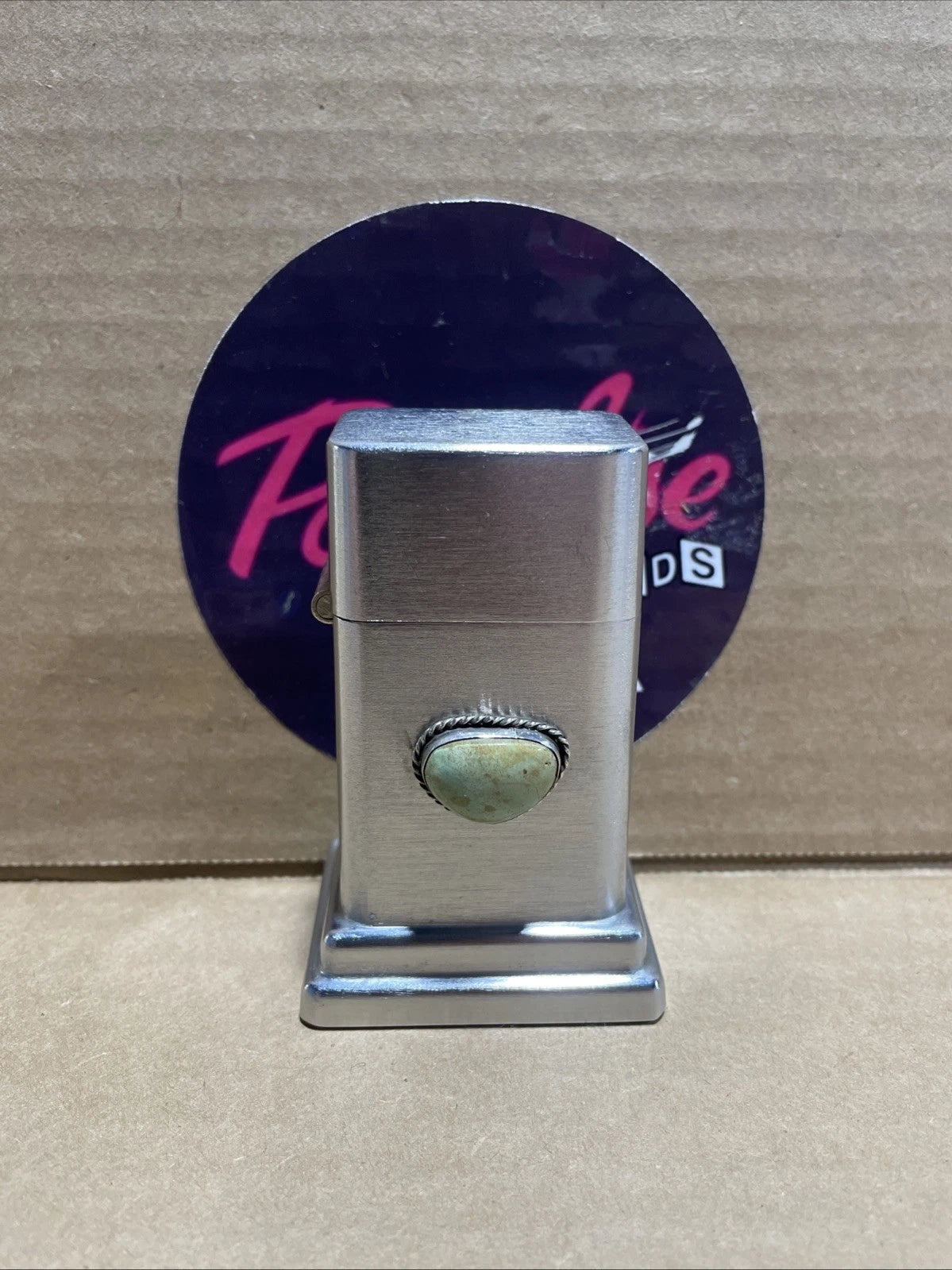 VINTAGE ZIPPO BARCROFT TABLE LIGHTER RARE