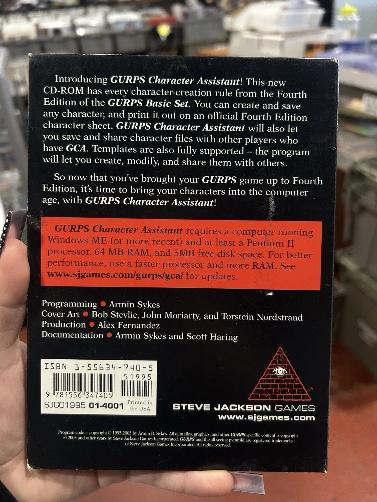SJG GURPS 4th Ed Character Assistant