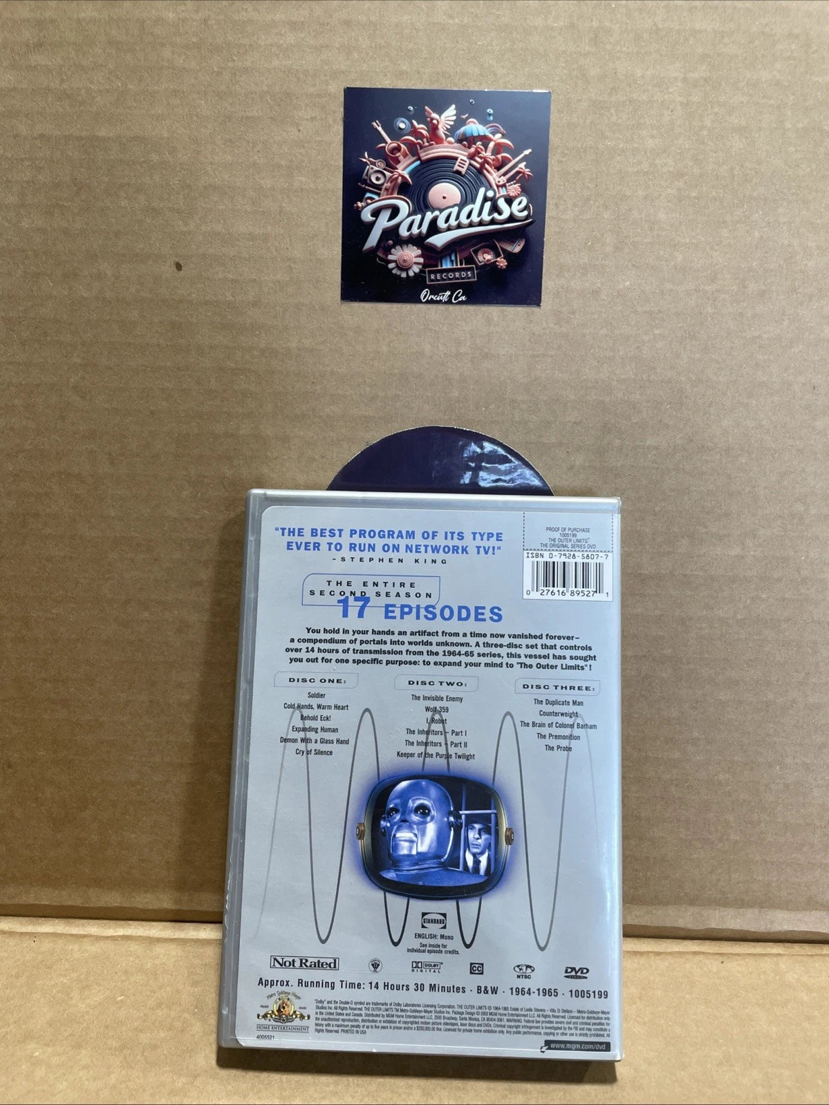 Outer Limits: The Original Series - Season 2 (DVD, 2007, 2-Disc Set, Dual Side)