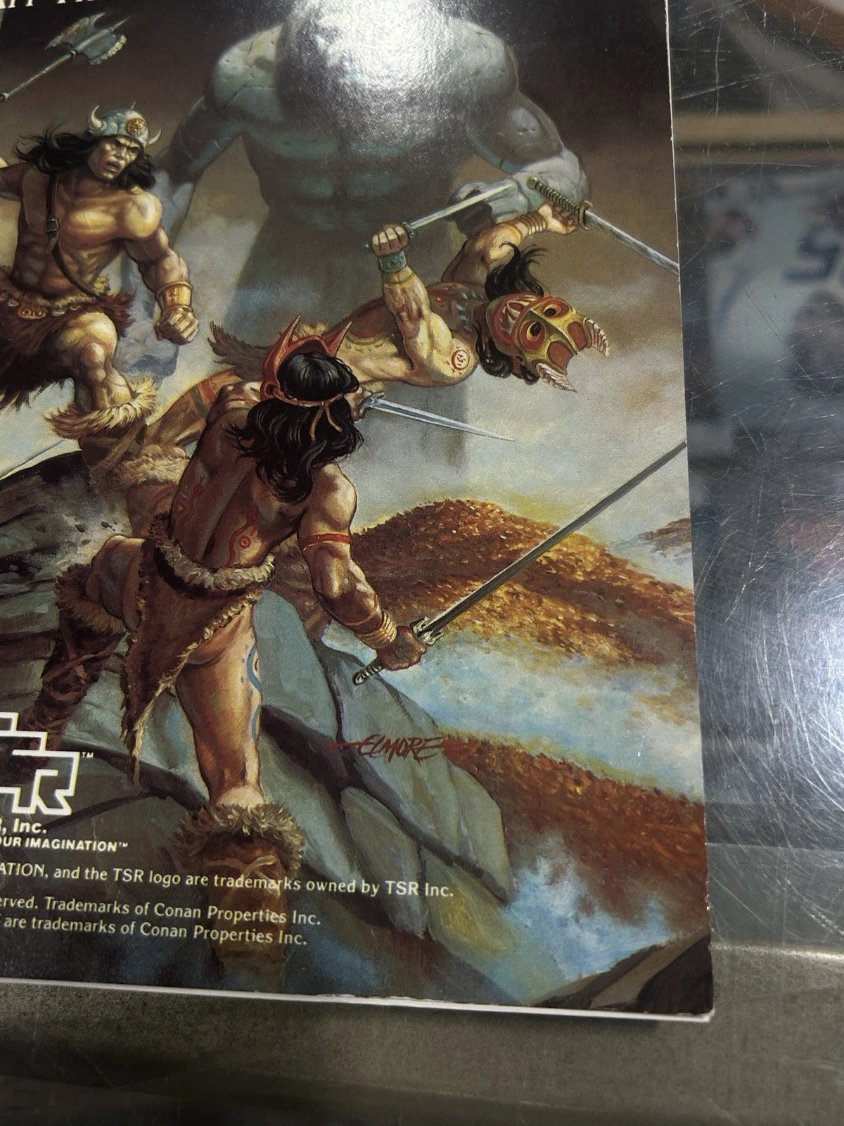 Conan The Mercenary CN2 1985 Dungeons Dragons Kim Eastland TSR 7402 Barbaria