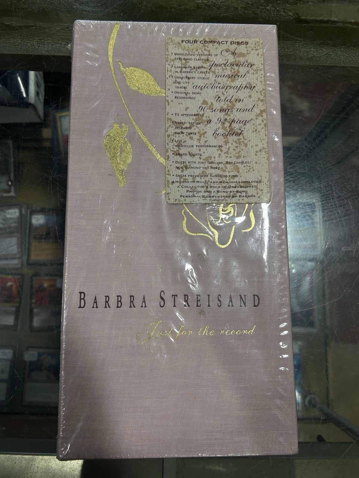 Barbra Streisand Cassette Boxed Set Just for the Record New Sealed