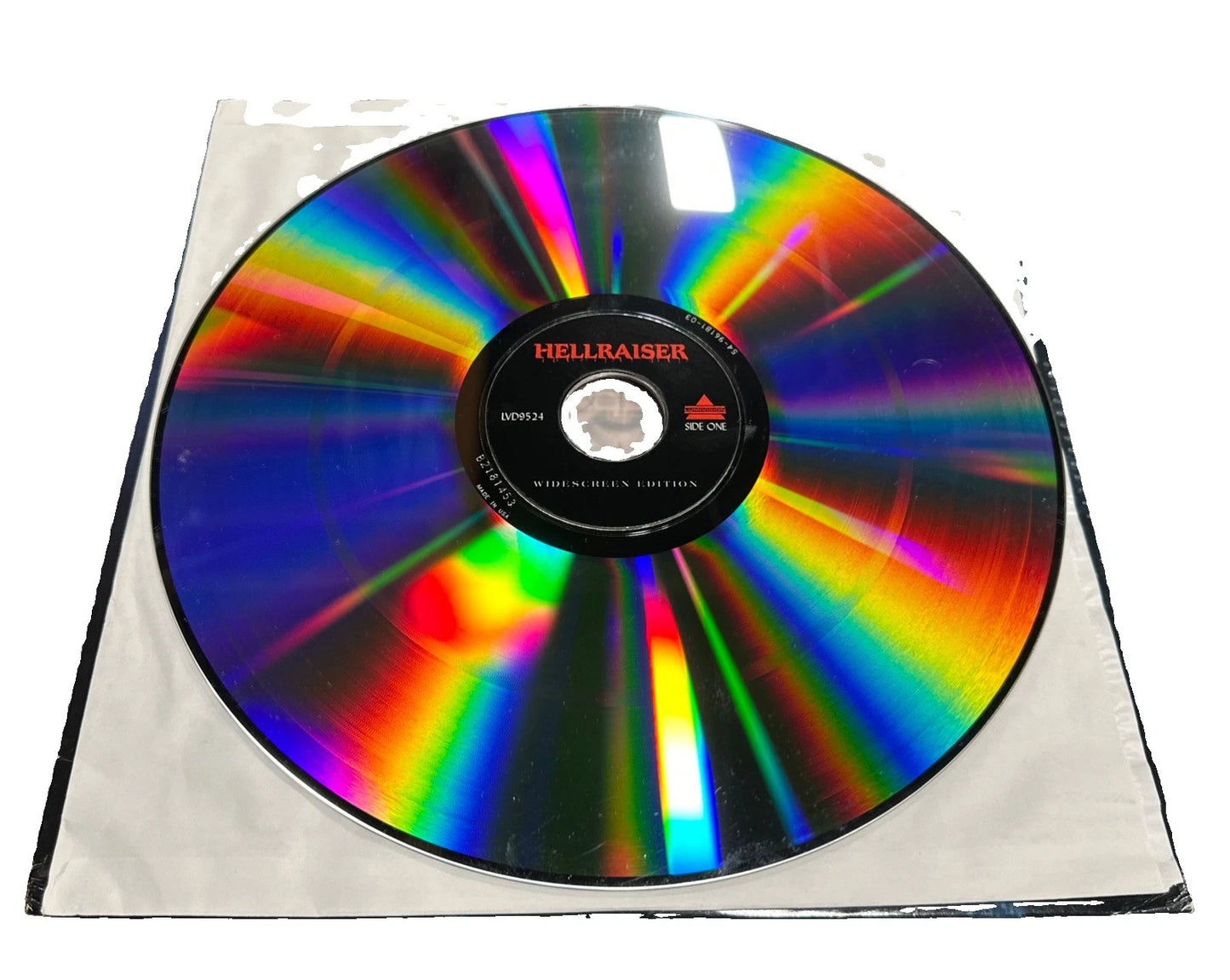 LaserDisc: Hellraiser (1987): Clive Barker, rare horror, widescreen