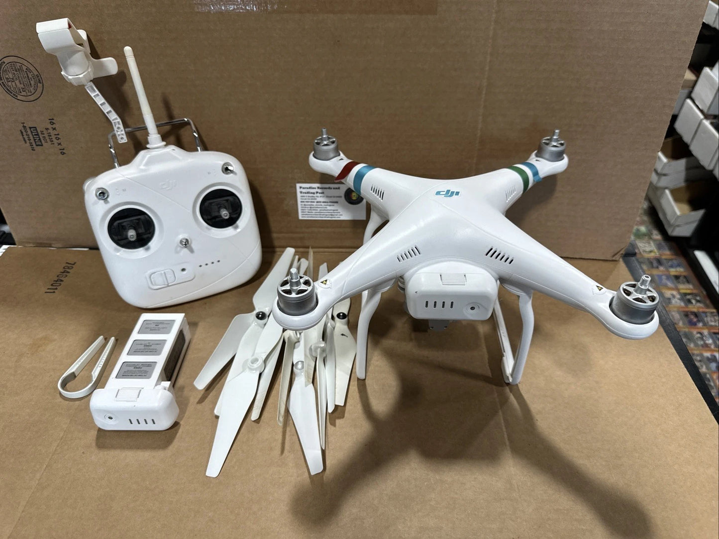 DJI Phantom W321 Standard Camera Drone SOLD AS IS FOR PARTS