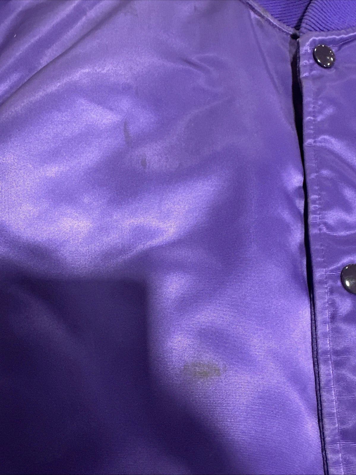 Vintage Los Angeles Lakers Starter Satin Bomber Jacket 90s Basketball L