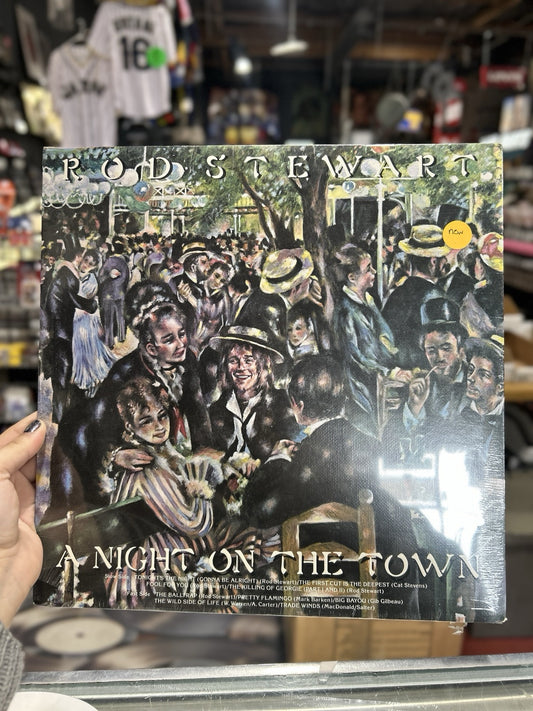 ROD STEWART - A NIGHT ON THE TOWN - WARNER BROS RECORDS BS 2938 Sealed new