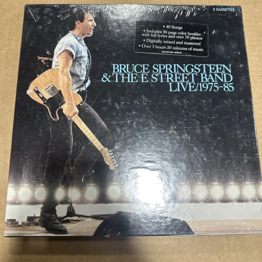 Bruce Springsteen & The E Street Band Live 1975-85 3 Cassette Box SEALED
