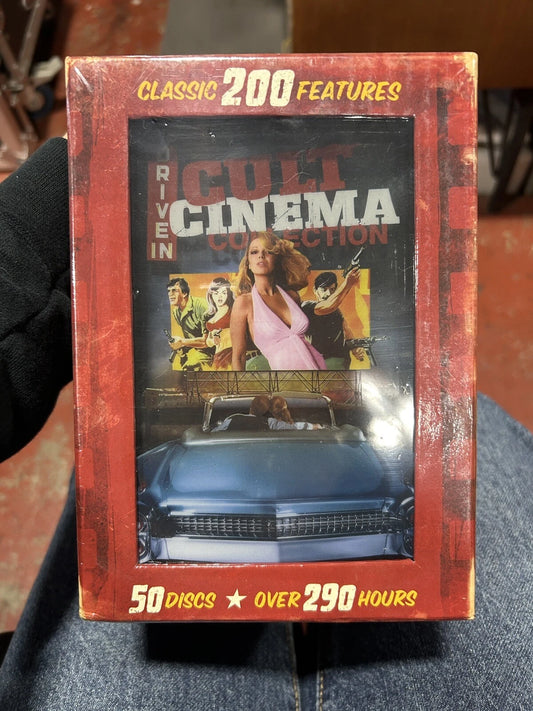 Drive-In Cult Cinema Collection: 200 Classic Features DVD 50-Disc Set RARE