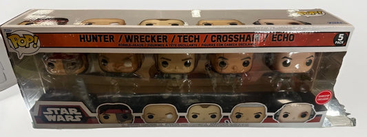 Funko Pop! Star Wars The Bad Batch GameStop Exclusive Vinyl Figure 5 Pack