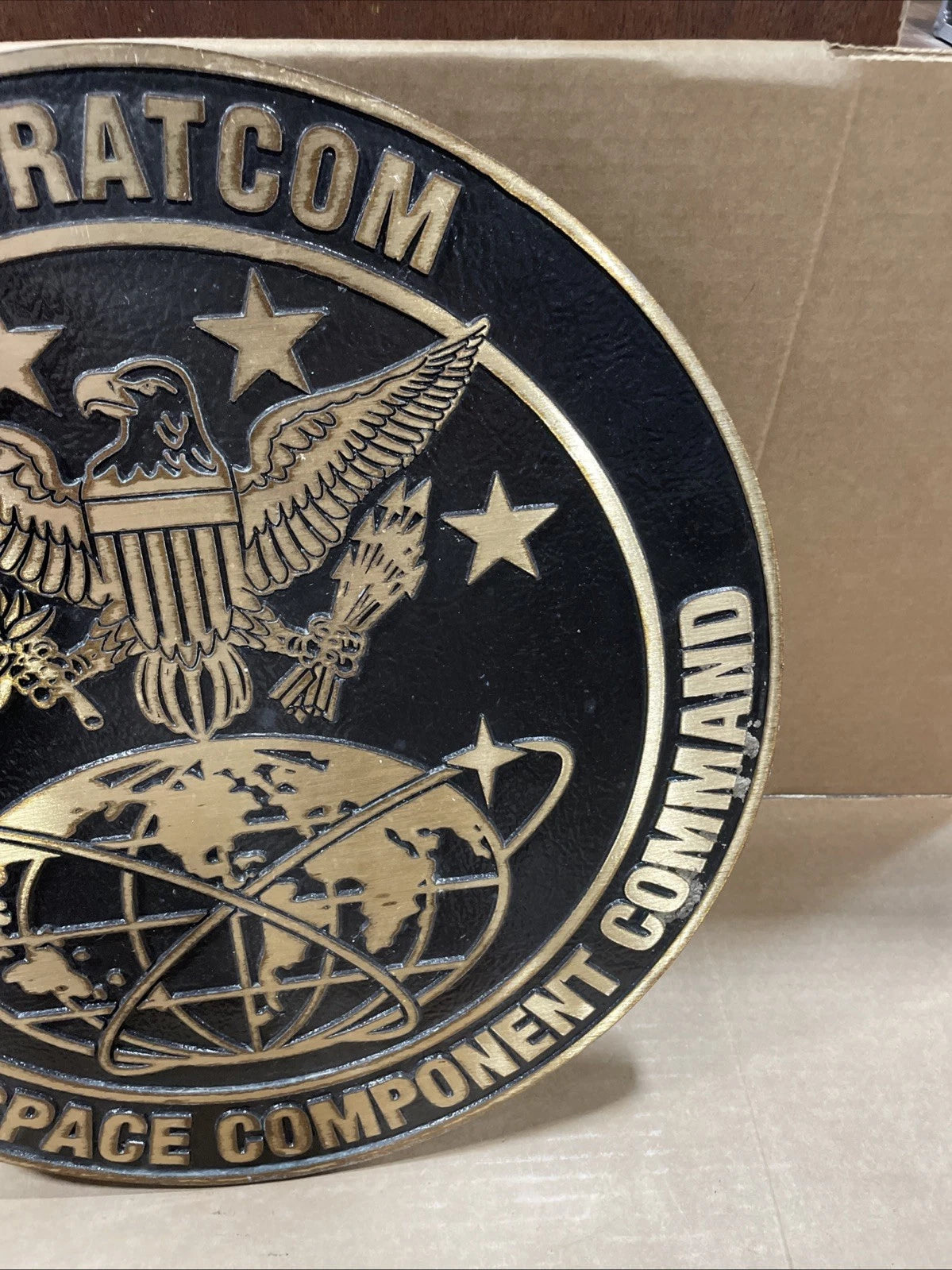 USSTRATCON JOINT FORCE SPACE COMPONENT COMMAND METAL SIGN