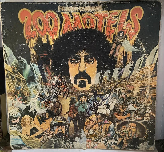 Frank Zappa 200 Motels Autographed Record UAS9956