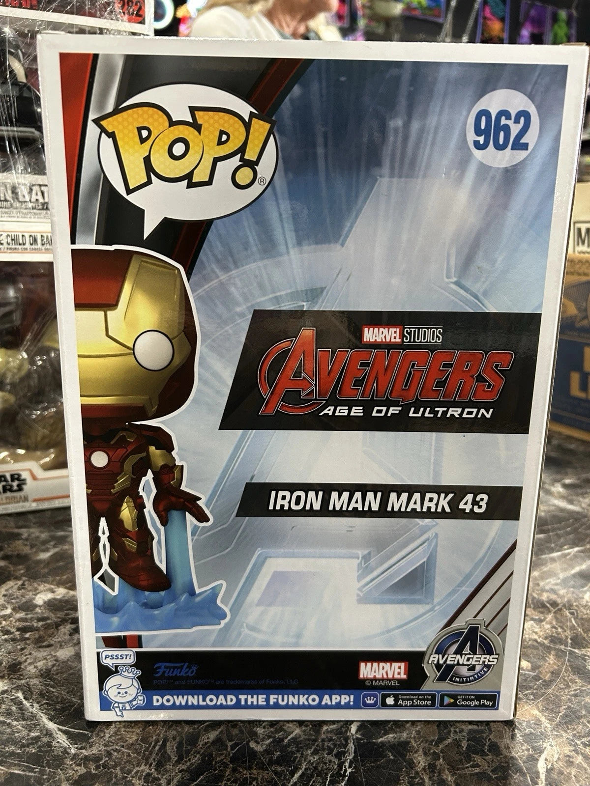 Funko Pop! Vinyl Jumbo 10": Marvel - Iron Man Mark 43 (Jumbo) (Glows in the...