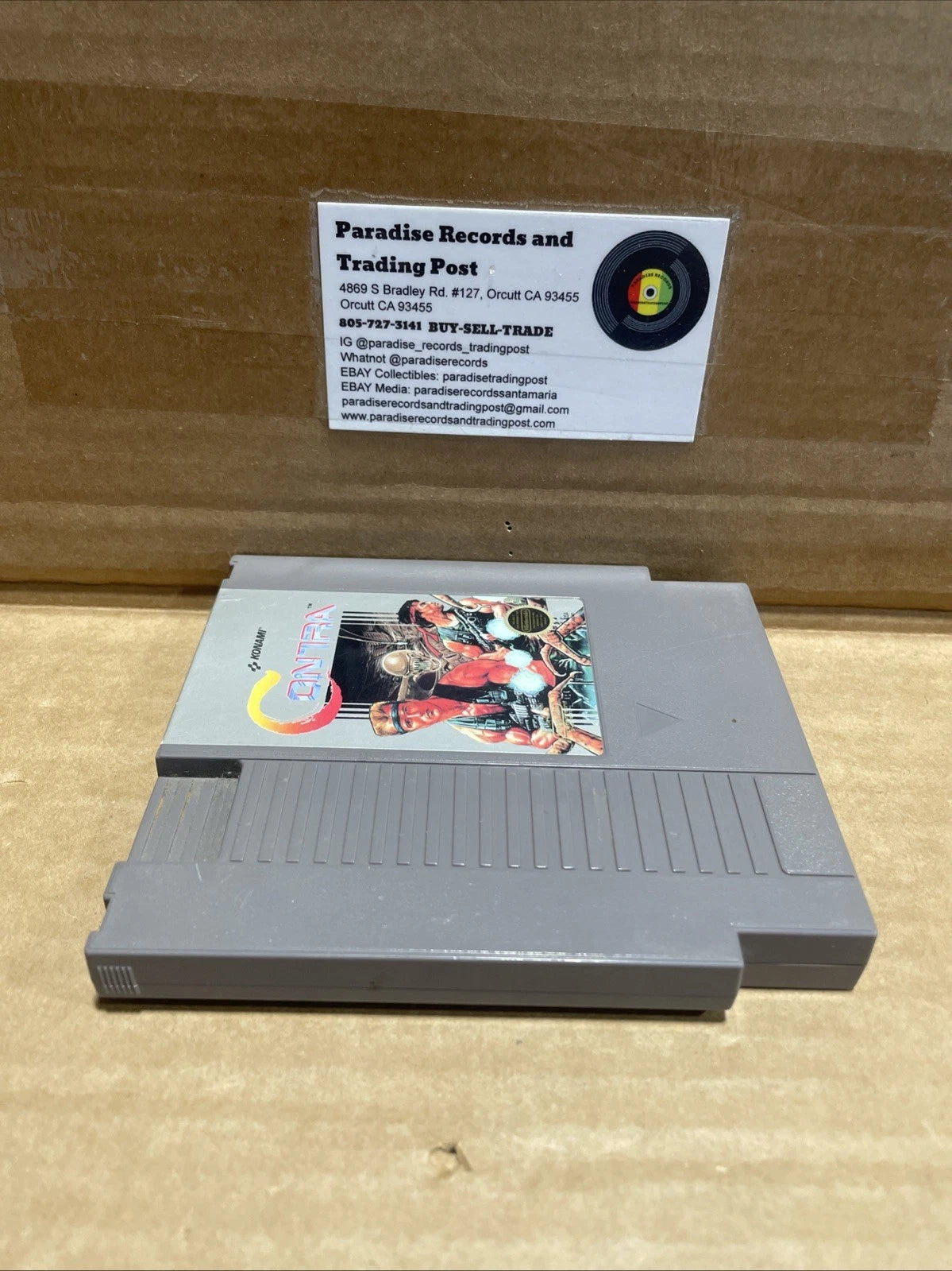 Contra (Nintendo NES, 1988) Excellent Condition