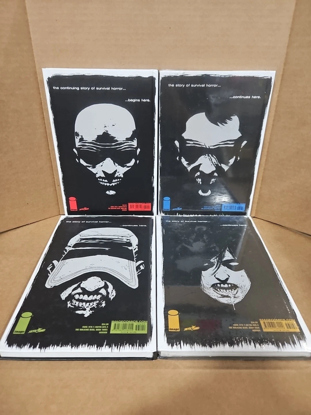 The Walking Dead Book 1 -7 by Robert Kirkman (Hardcover, 2013)