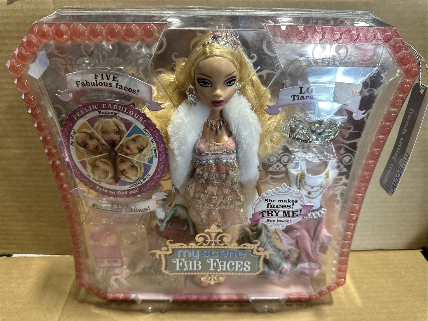 2006 My Scene Fab Expressions Kennedy Doll New In Box