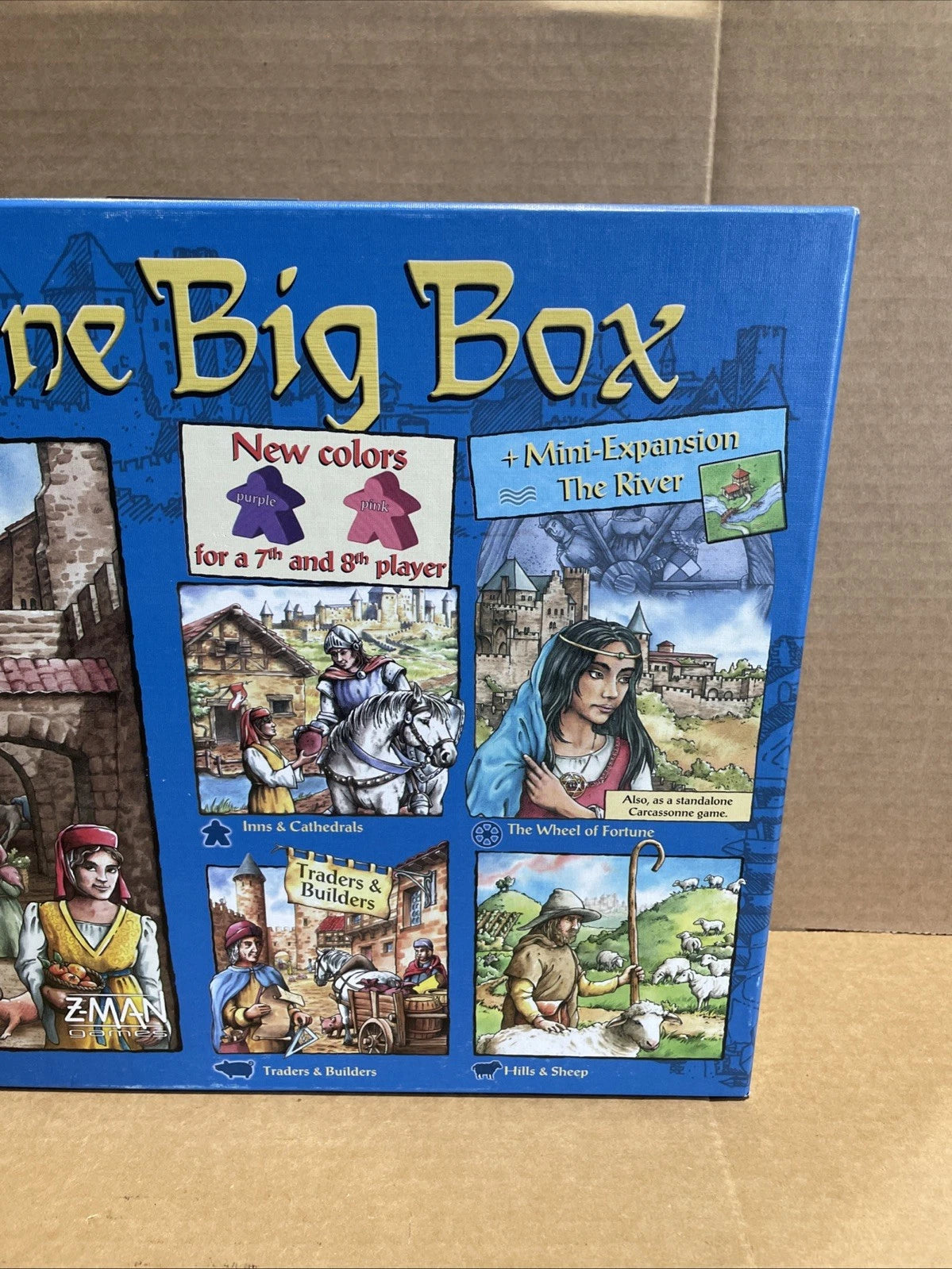 Carcassonne Big Box Board Game + Mini Expansion + The River Complete